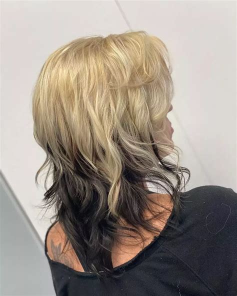 half blonde half black|half black blonde hairstyles.